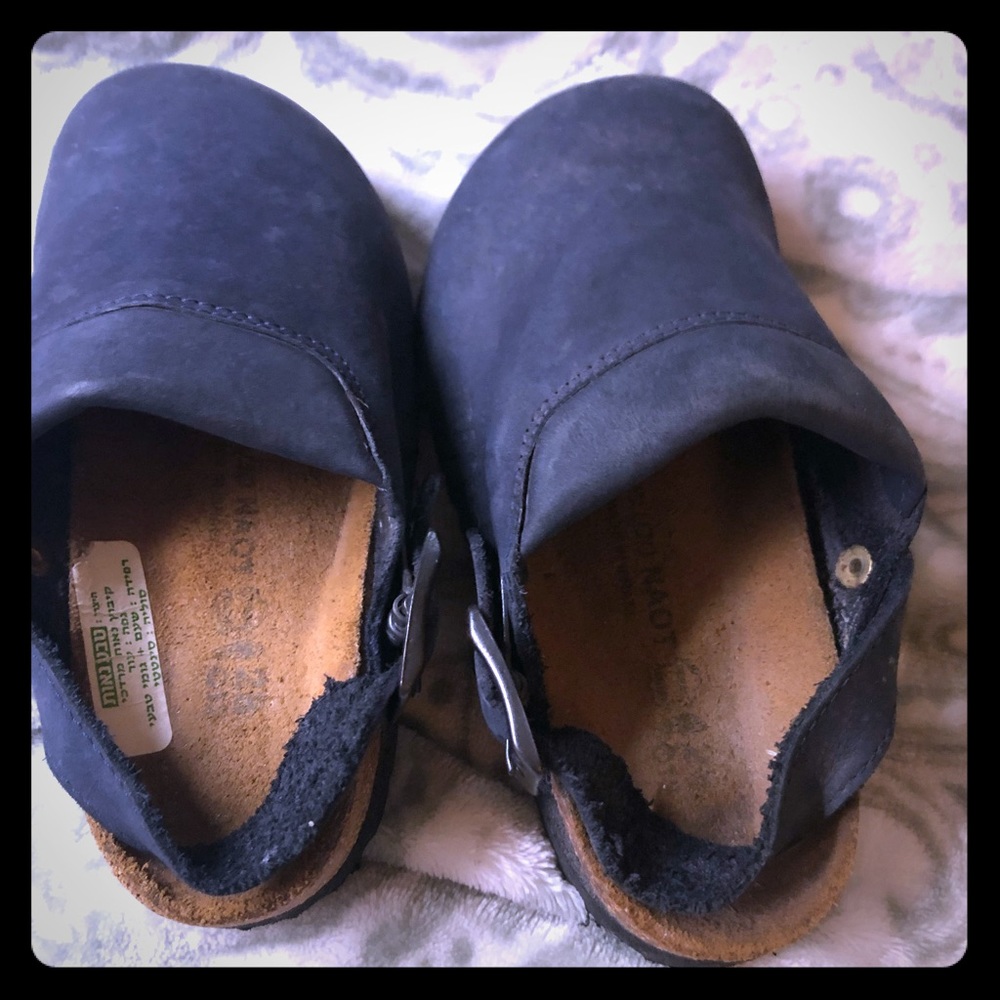 Blue Suede Naot Clogs Kids